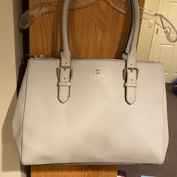 Kate Spade light grey tote - Picture 3 of 10